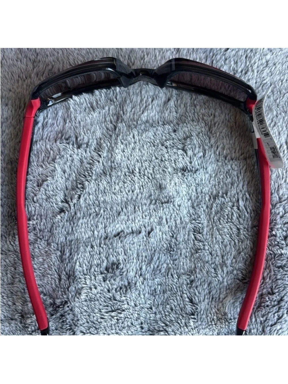 Oakley Chainlink (924710) Polarized 57mm Rectangle Sunglasses in Gray/Red NWT
